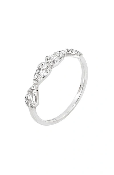 Bony Levy Gatsby Pear Shape Diamond Ring In White Gold/ Diamond