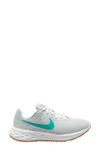 Nike Revolution 6 Running Shoe In Photon/ Jade/ White/ Red