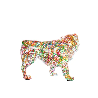 Interior Illusion Plus Interior Illusions Plus Expressionist Bull Dog With Leg Up - 10" Long