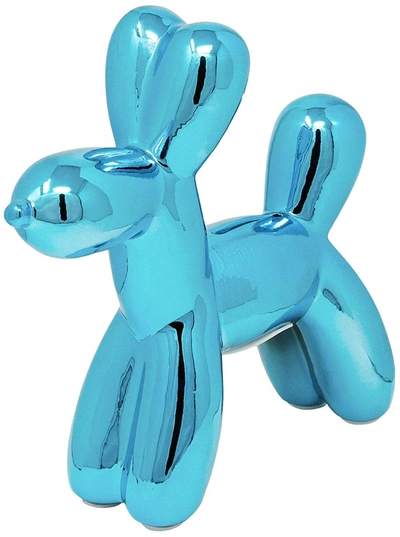 Interior Illusion Plus Interior Illusions Plus Royal Blue Mini Ceramic Dog Piggy Bank - 7.5" Tall