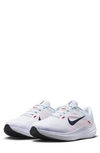 Nike Air Winflo 10 Running Shoe In White/ Black/ Light Crimson