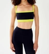 Splits59 Monah Rigor Sports Bra In Yellow