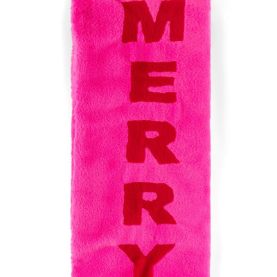 Shiraleah Jovi "merry" Throw Blanket In Pink