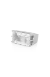 Dean Davidson Baguette-cut Simulated White Topaz Castle Ring In Crystal Quartz/ Gold