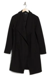 T Tahari Ottoman Waterfall Knit Topper In Black