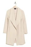 T Tahari Ottoman Waterfall Knit Topper In Bone