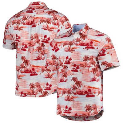 Tommy Bahama Crimson Alabama Crimson Tide Tropical Horizons Button-up Shirt