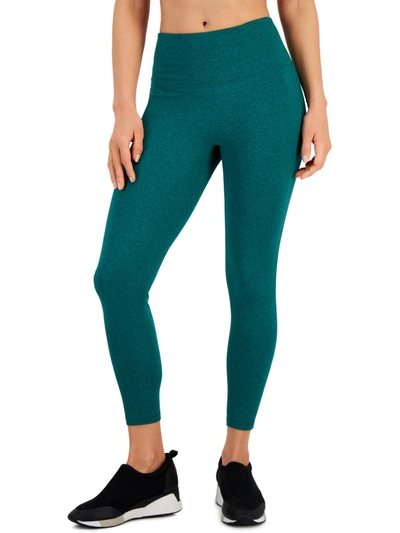 Ideology Womens Fitness Yoga Athletic Leggings In Green