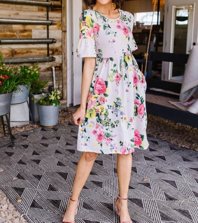 Ave Shops Spring In Your Step Dress In Floral Print In Multi | ModeSens
