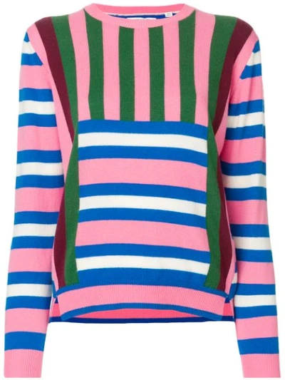 Chinti & Parker Striped Print Sweater - Multicolour