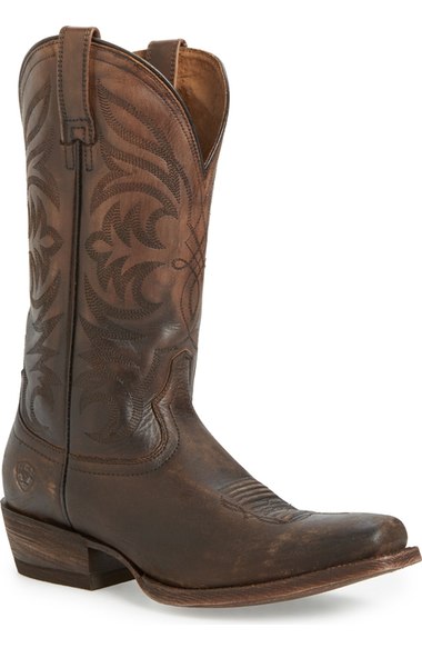 Ariat 'breakthrough' Leather Boot (men) In Ombre Chocolate Leather ...