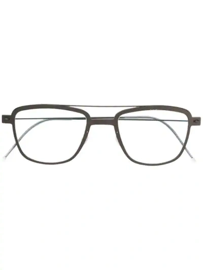 Lindberg Oversized Frame Glasses - Metallic