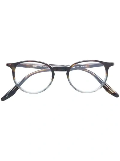 Barton Perreira Rounded Classic Glasses In Brown