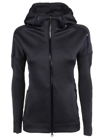 Adidas By Stella Mccartney Knitted Hoodie In Black