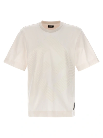 Fendi ' Shadow' T-shirt In White