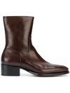 Dsquared2 High Ankle Boots In Brown