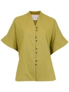 Sissa Wide Sleeves Blouse - Green