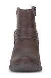 Baretraps Shei Faux Leather Bootie In Dk Brown