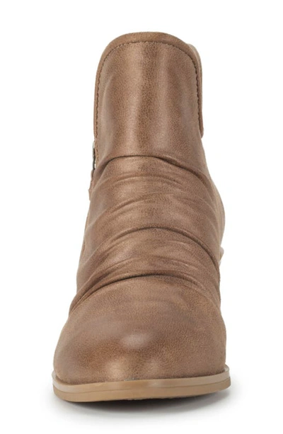 Baretraps Serenity Faux Leather Bootie In Taupe