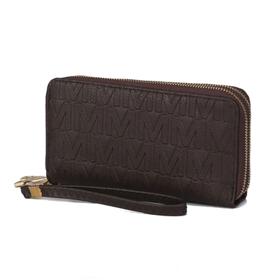 Mkf Collection By Mia K Aurora M Signature Wallet Handbag In Brown