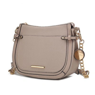Mkf Collection By Mia K Raelynn Vegan Leather Women's Shoulder Bag In Beige