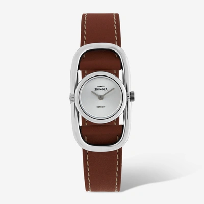 Shinola Detroit Women's The Bike Lock S0120226482 Silver Dial Watch In Multi