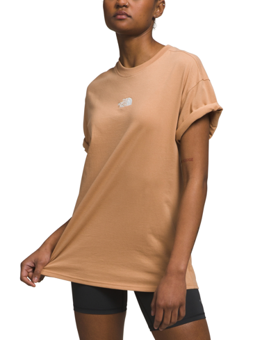 The North Face Evolution Oversized T-shirt In Brown
