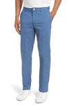 Bonobos Tailored Fit Washed Stretch Cotton Chinos In Blue Horizon