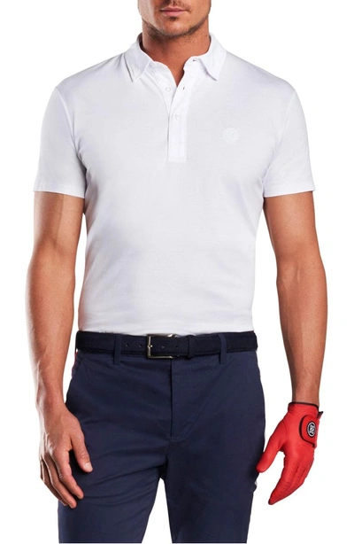 G/fore Essential Regular Fit Polo In Snow