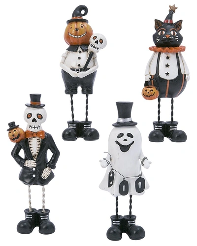 Gerson International Set Of 4 6in Resin Halloween Figurines
