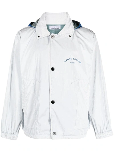 Stone Island Jacket C/capp Reversibile Clothing In V0041 Sky Blue