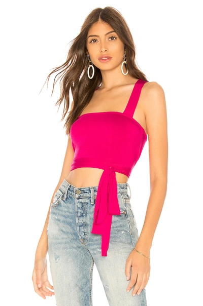 Clayton Lacey Top In Fuchsia