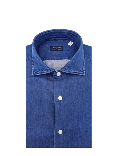 Finamore 1925 Finamore Shirt In Blue
