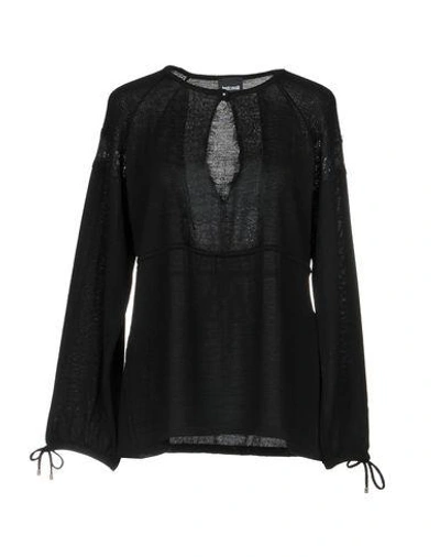 Just Cavalli Sweater In Black
