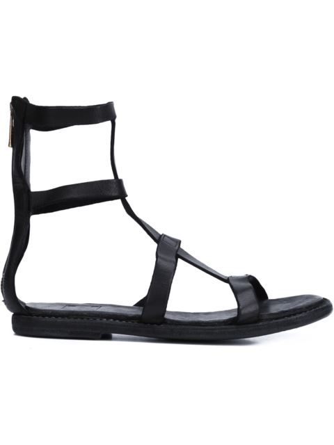 Guidi Rear Zip Flat Sandals | ModeSens
