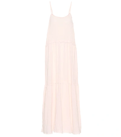 Atm Anthony Thomas Melillo Cotton Maxi Dress In Pink