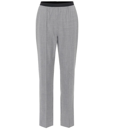 Maison Margiela Houndstooth Wool Pants In Grey