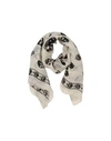 Alexander Mcqueen Scarves In Beige