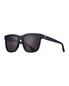 Saint Laurent Sl M24k Oversize Square Acetate Sunglasses In Black
