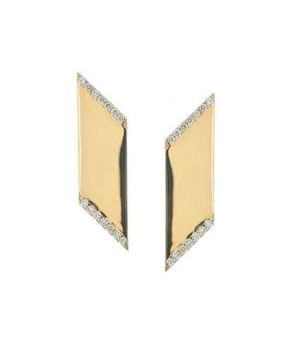 Lana Vanity Expose Diamond Stud Earrings, 14k Yellow Gold