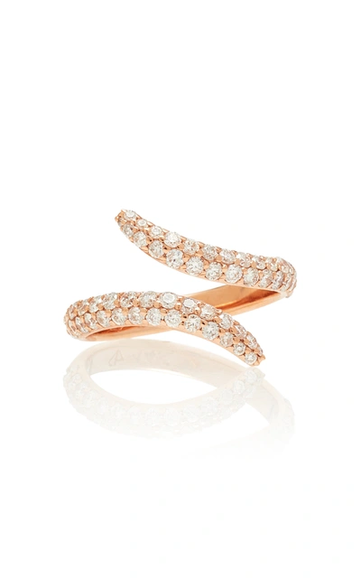 Carbon & Hyde Women's Viper Rose-gold Diamond Ring In Pink