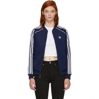 Adidas Originals Women's Originals Superstar Track Jacket, Blue In  Collegiaten | ModeSens