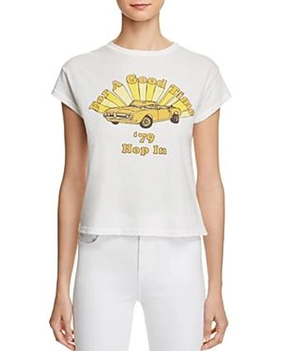 Michelle By Comune For A Good Time Graphic Tee In Vintage White