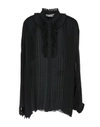 Balenciaga Solid Color Shirts & Blouses In Black
