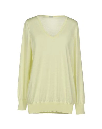 Malo Cashmere Blend In Light Yellow