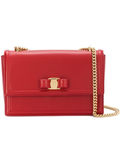 Ferragamo Vara Bow Shoulder Bag