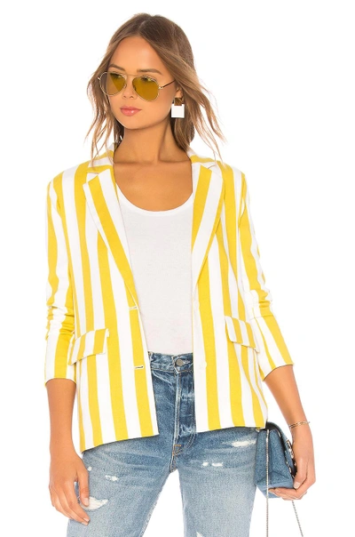 Lpa Boxy Blazer In Mustard