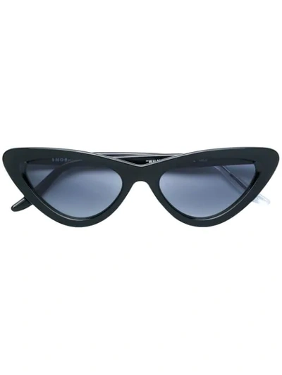 Snob Wilma Cat Eye Sunglasses - Black