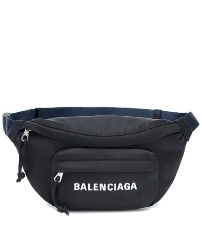 Balenciaga Black Small Wheel Belt Bag