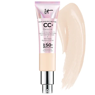 It Cosmetics Cc+ Cream Illumination Spf 50+ Full Coverage Cream Corrector & Serum In Light